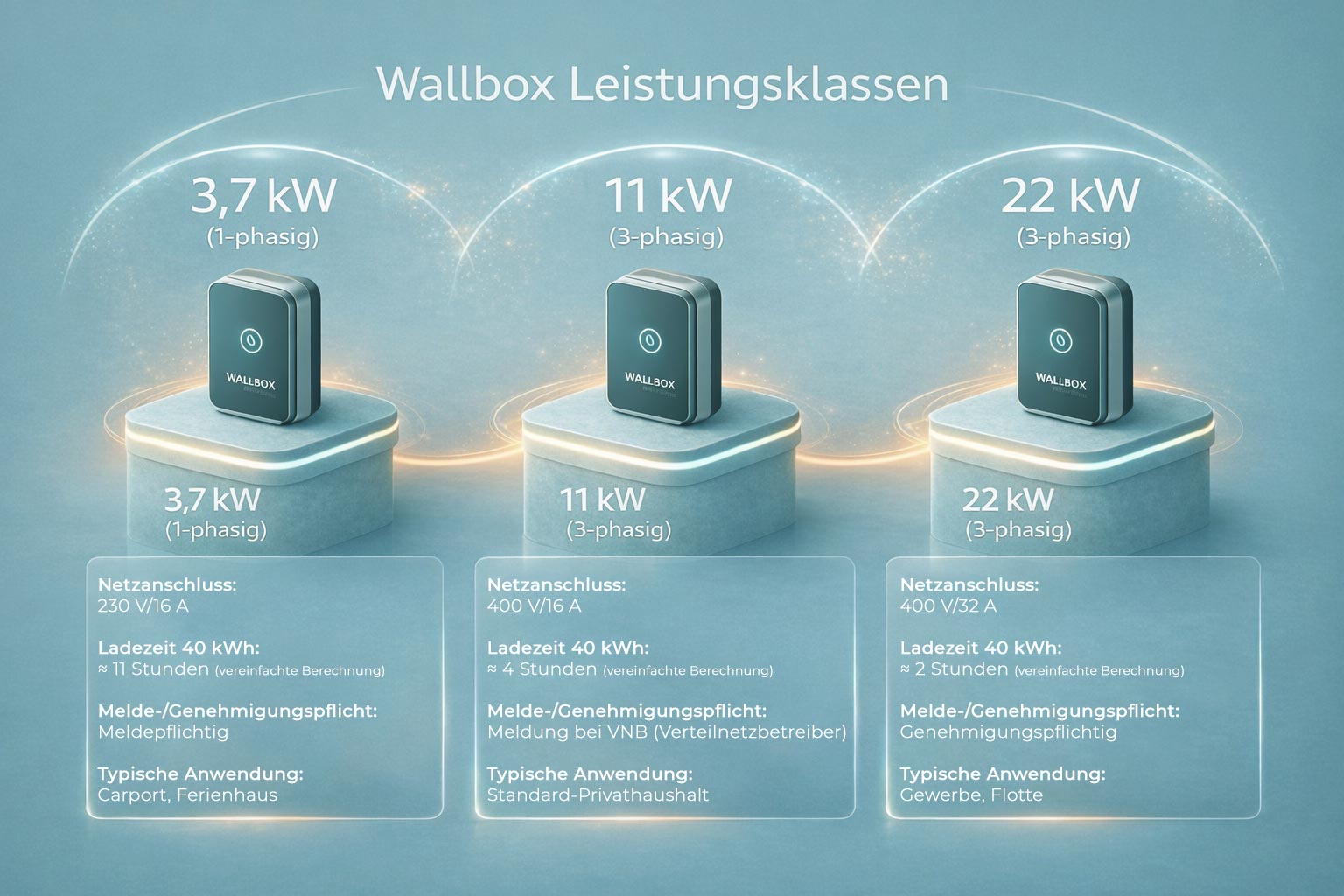Wallbox Leistungsklassen